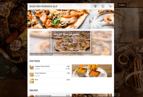Restaurant Ordering App like Uber Eats